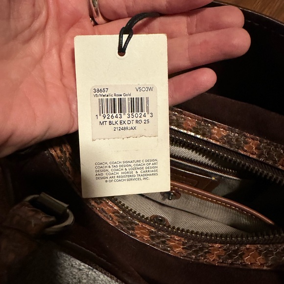 Coach Rogue 25 with exotic snakeskin - Picture 9 of 14